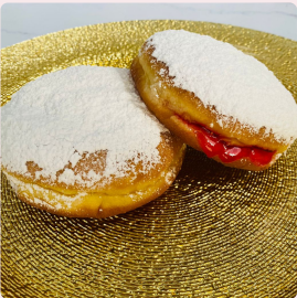 (G) Dona Rellena de Fresa