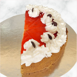 [CF003] (G) Cheesecake de Fresa mitad 06 p